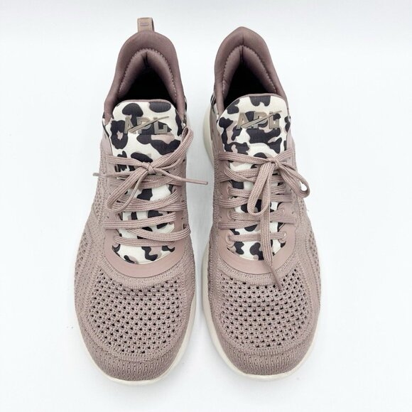 APL Techloom Tracer Women's Size 8.5 Sneakers Shoes Almond Pristine Leopard - Picture 6 of 9